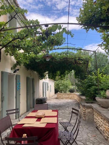 Espace extérieur de la retraite