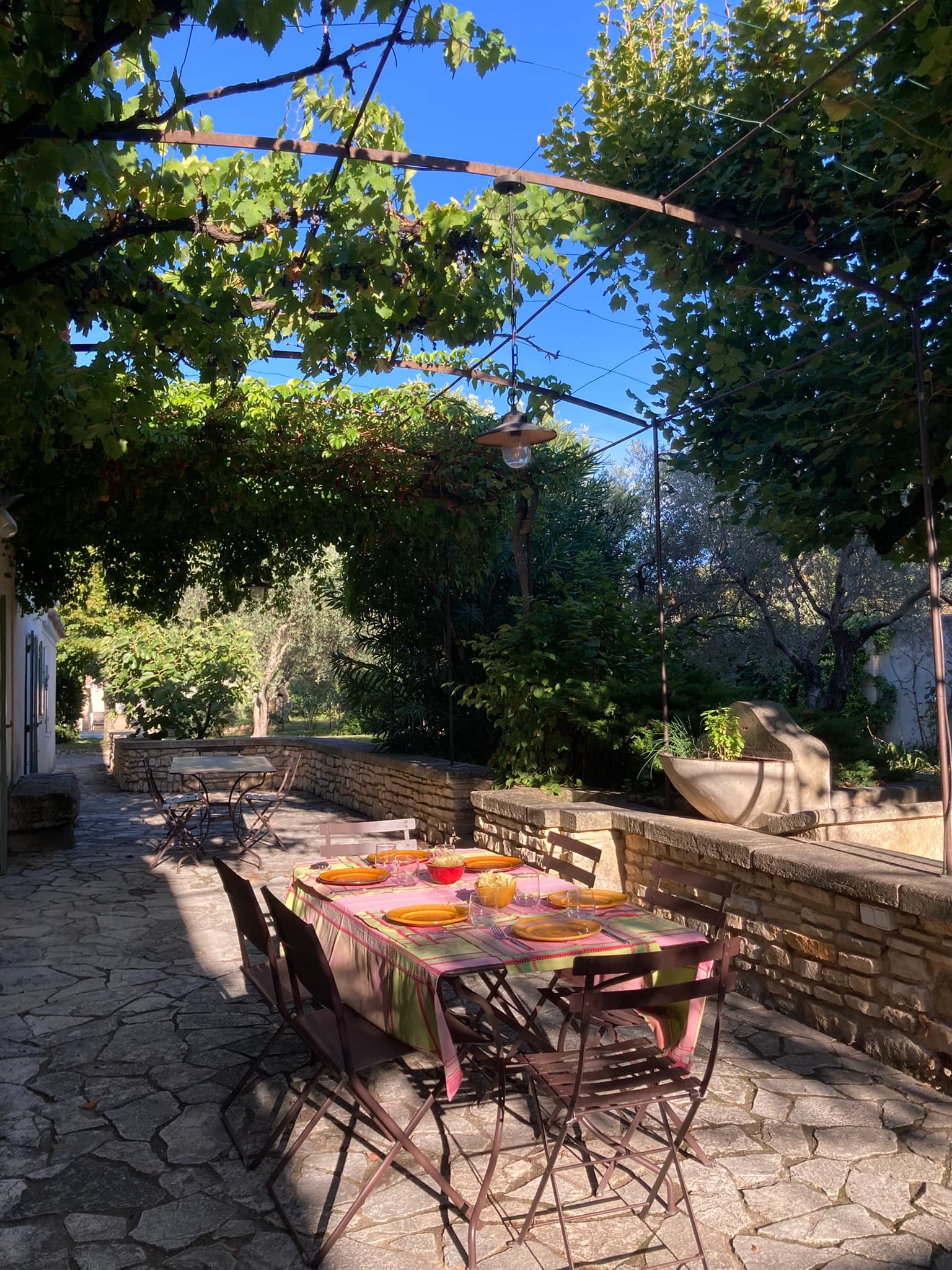 La terrasse de la maison Nuance